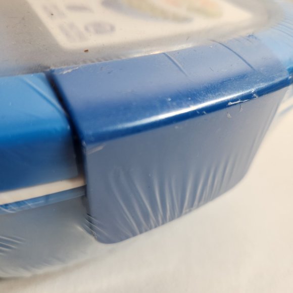 New Bentgo Salad 4 Compartment Bento Style Leak-Resistant Lunch Box Blue BPAFree - Picture 3 of 10